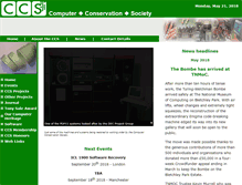 Tablet Screenshot of computerconservationsociety.org